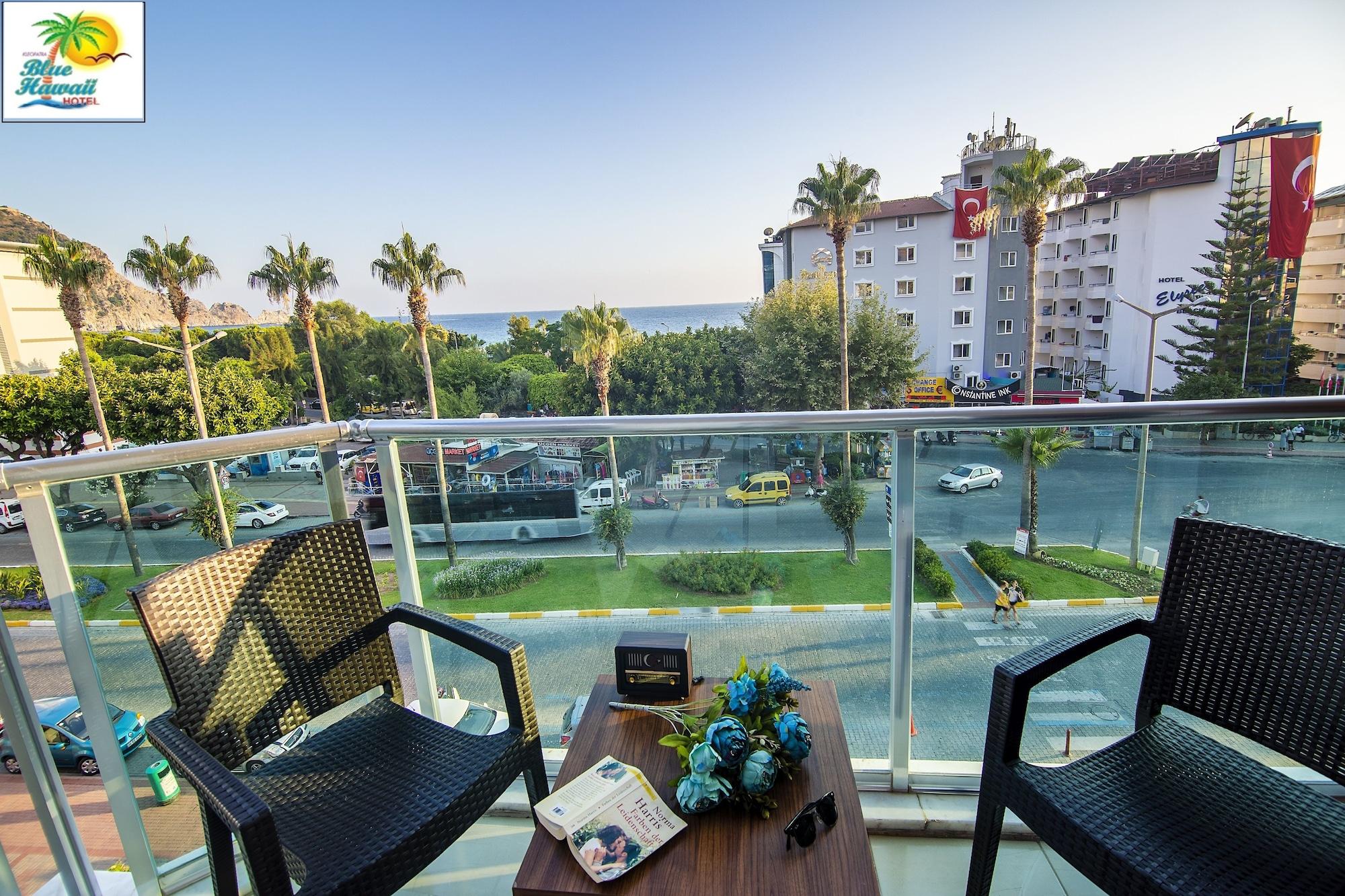 Kleopatra Blue Hawai Hotel Alanya Buitenkant foto