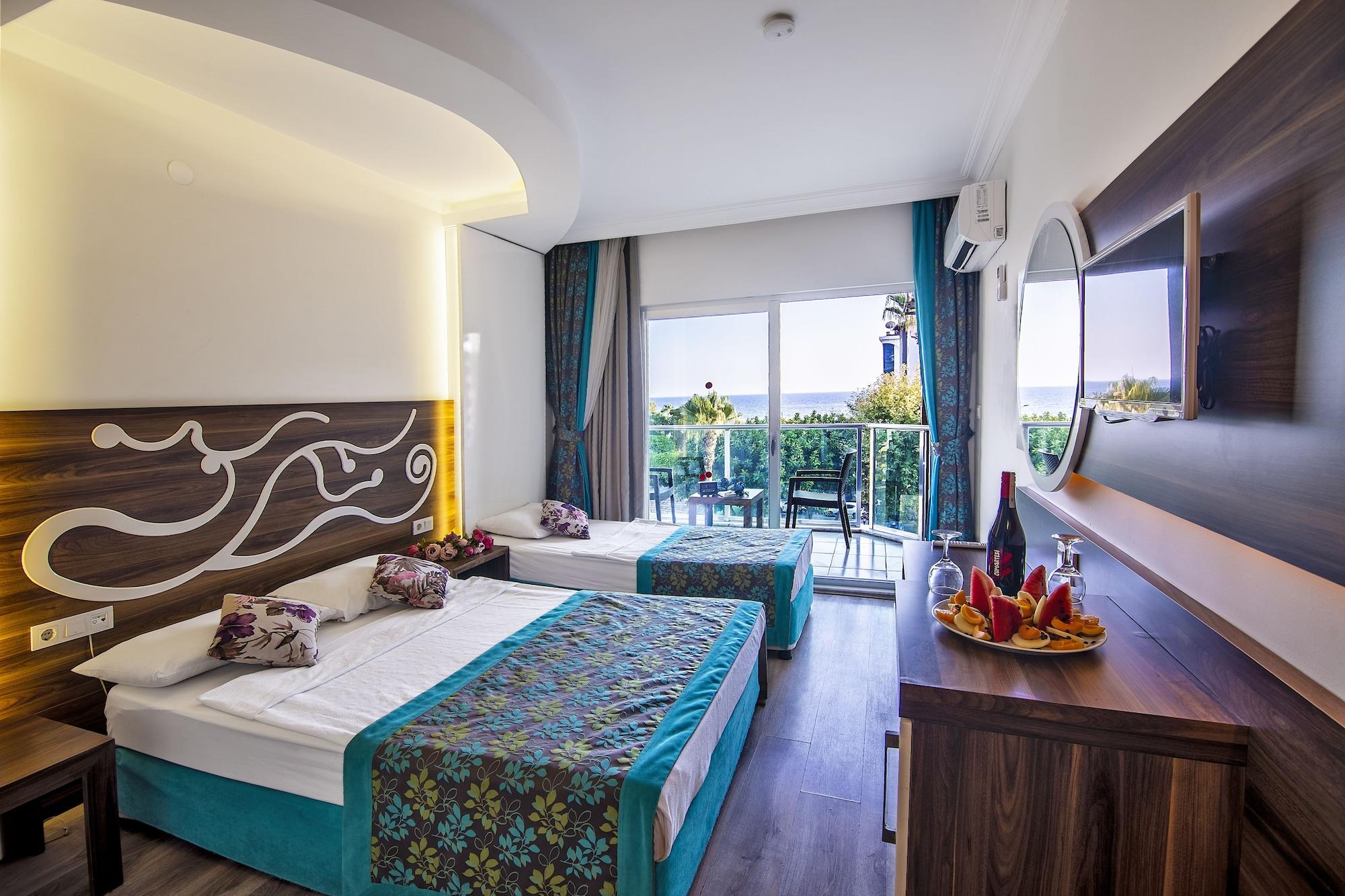 Kleopatra Blue Hawai Hotel Alanya Buitenkant foto