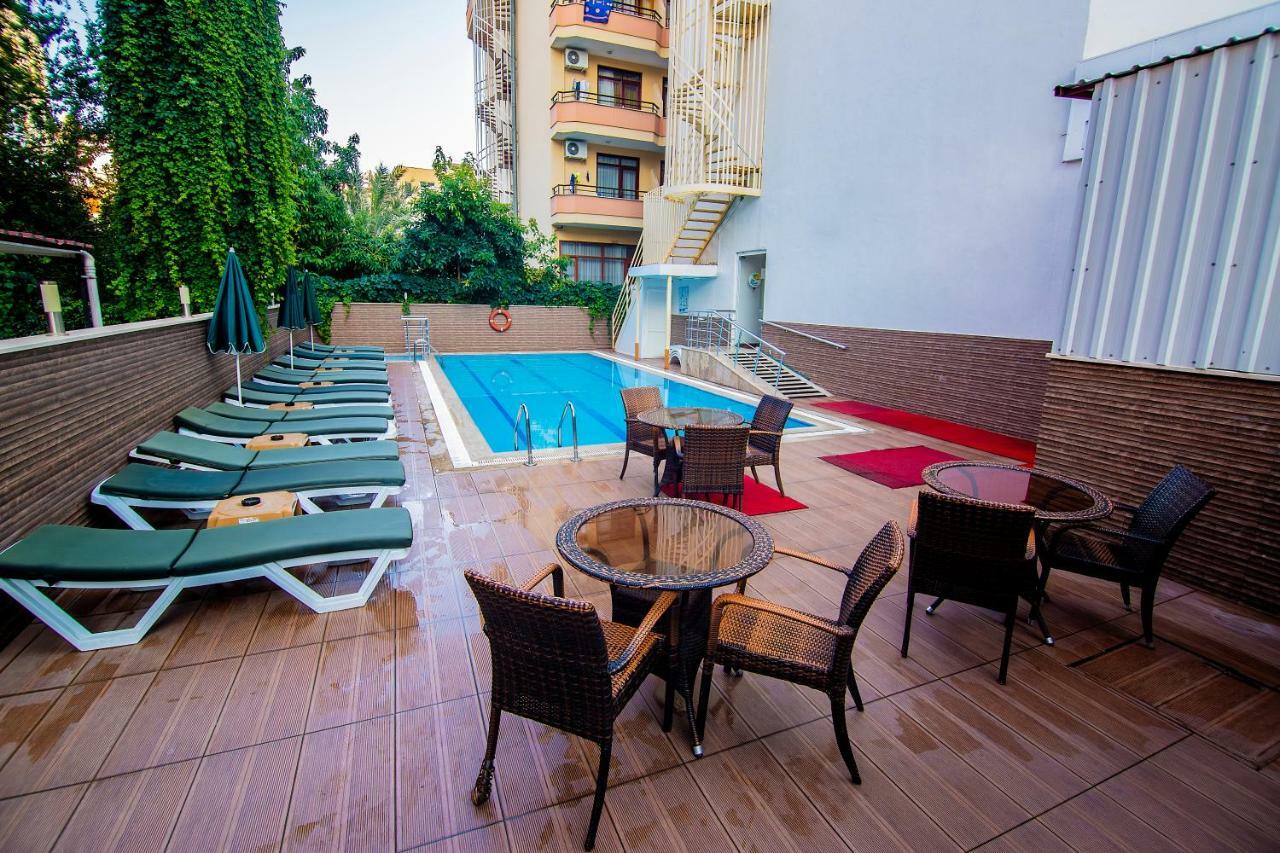 Kleopatra Blue Hawai Hotel Alanya Buitenkant foto